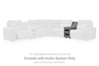 Modmax Reclining Sectional with Audio Consoles - House Of Furniture/Allan's Gallery