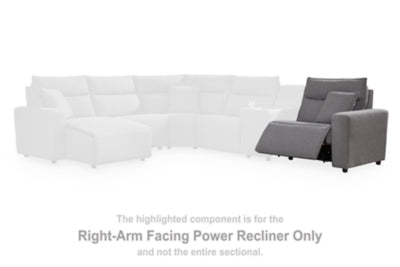Modmax Reclining Sectional with Audio Consoles - House Of Furniture/Allan's Gallery