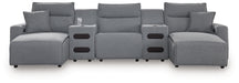 Modmax Power Reclining Sectional with Chaise - House Of Furniture/Allan's Gallery