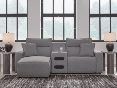 Modmax Power Reclining Sectional with Chaise - House Of Furniture/Allan's Gallery
