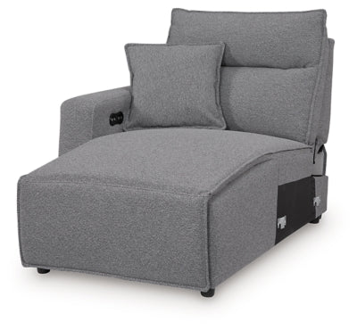 Modmax Power Reclining Sectional with Chaise - House Of Furniture/Allan's Gallery