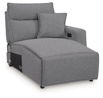 Modmax Power Reclining Sectional with Chaise - House Of Furniture/Allan's Gallery