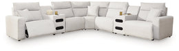 Modmax II Power Reclining Sectional with Audio Consoles - House Of Furniture/Allan's Gallery