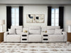 Modmax II Power Reclining Sectional with Audio Consoles - House Of Furniture/Allan's Gallery