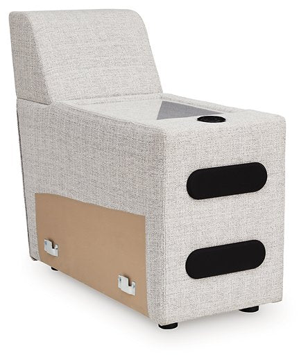 Modmax II Power Reclining Sectional with Audio Consoles - House Of Furniture/Allan's Gallery