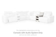 Modmax II Power Reclining Sectional with Audio Consoles - House Of Furniture/Allan's Gallery