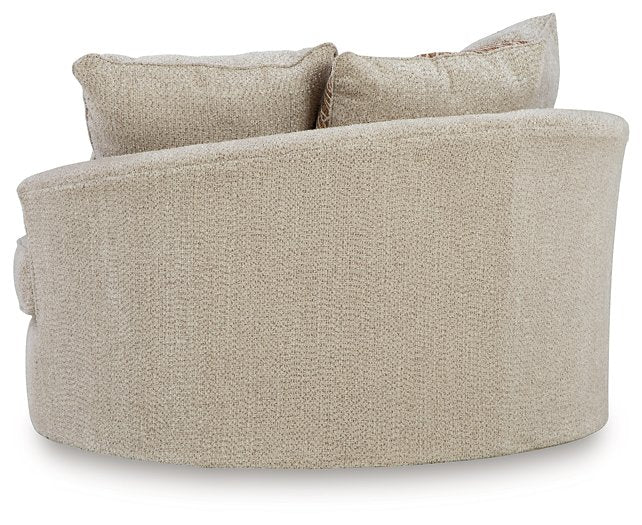 Steelwater Retreat Oversized Swivel Accent Chair - House Of Furniture/Allan's Gallery