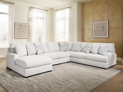 Misty-Lakes Sectional with Chaise - House Of Furniture/Allan's Gallery