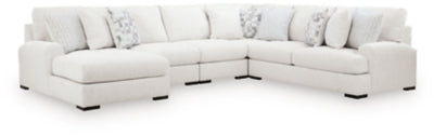 Misty-Lakes Sectional with Chaise - House Of Furniture/Allan's Gallery