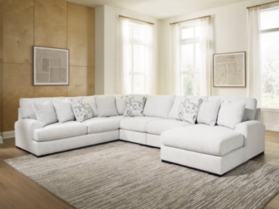 Misty-Lakes Sectional with Chaise - House Of Furniture/Allan's Gallery