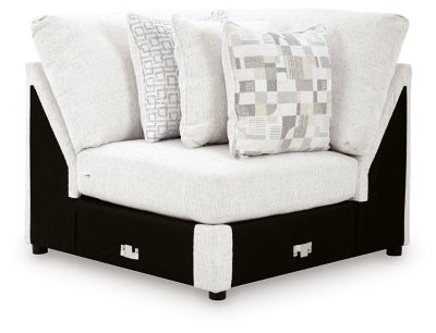 Misty-Lakes Sectional with Chaise - House Of Furniture/Allan's Gallery