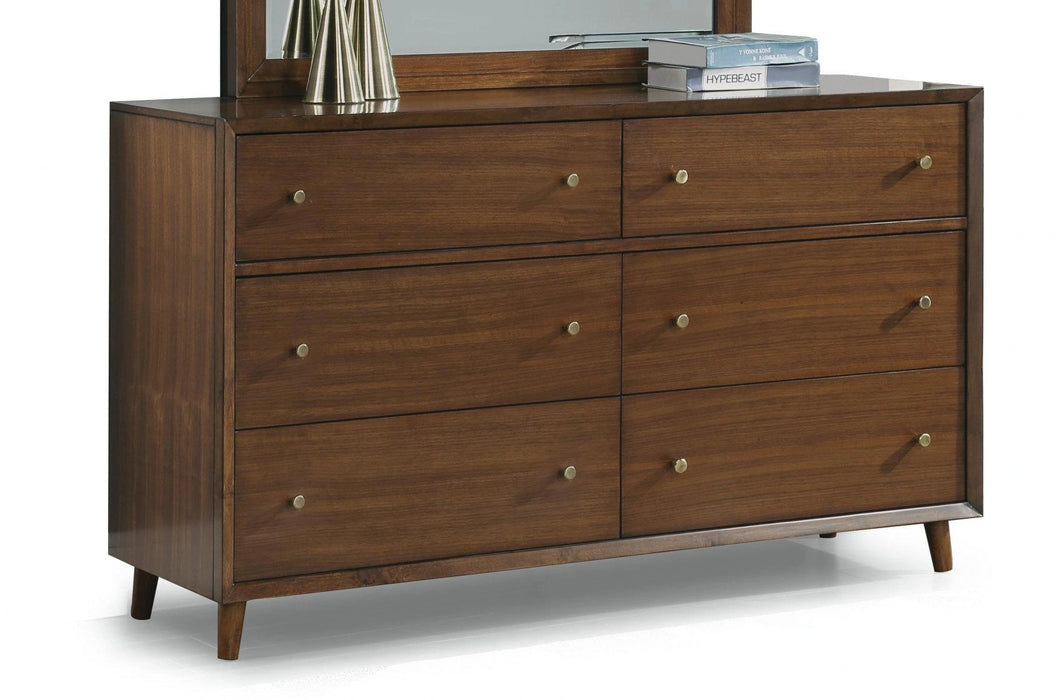 Flexsteel Wynwood Ludwig Dresser in Medium Brown