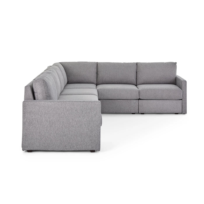 Flex 6-Seat Sectional with Narrow Arm - 5000003381