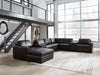 Modmax II Sectional with Chaise and Audio Consoles - House Of Furniture/Allan's Gallery
