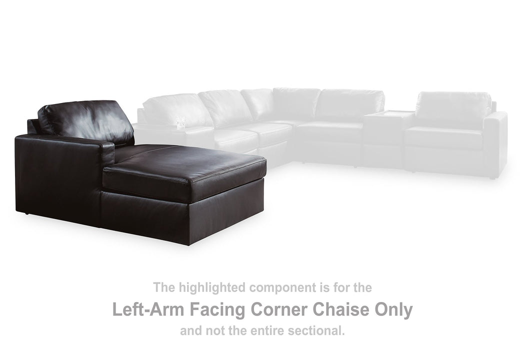 Modmax II Double Chaise Sectional with Audio Consoles - House Of Furniture/Allan's Gallery