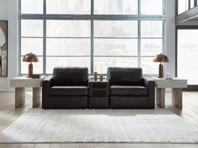 Modmax II Sectional Loveseat with Audio Console - House Of Furniture/Allan's Gallery