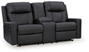 Mackmenville Reclining Loveseat with Console - House Of Furniture/Allan's Gallery