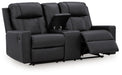 Mackmenville Reclining Loveseat with Console - House Of Furniture/Allan's Gallery