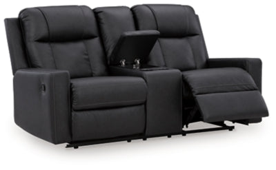 Mackmenville Reclining Loveseat with Console - House Of Furniture/Allan's Gallery