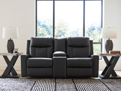 Mackmenville Reclining Loveseat with Console - House Of Furniture/Allan's Gallery