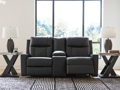 Mackmenville Reclining Loveseat with Console - House Of Furniture/Allan's Gallery