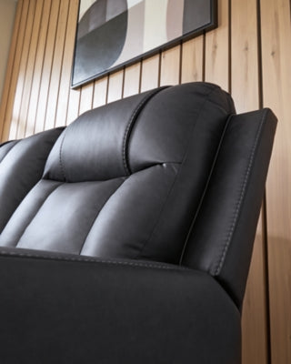 Mackmenville Reclining Loveseat with Console - House Of Furniture/Allan's Gallery