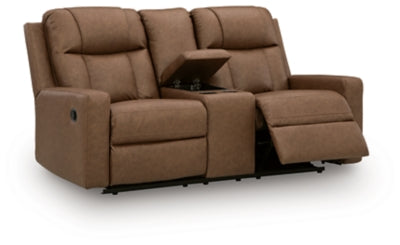 Mackmenville Reclining Loveseat with Console - House Of Furniture/Allan's Gallery