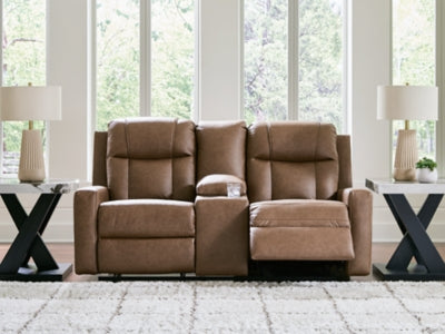 Mackmenville Reclining Loveseat with Console - House Of Furniture/Allan's Gallery