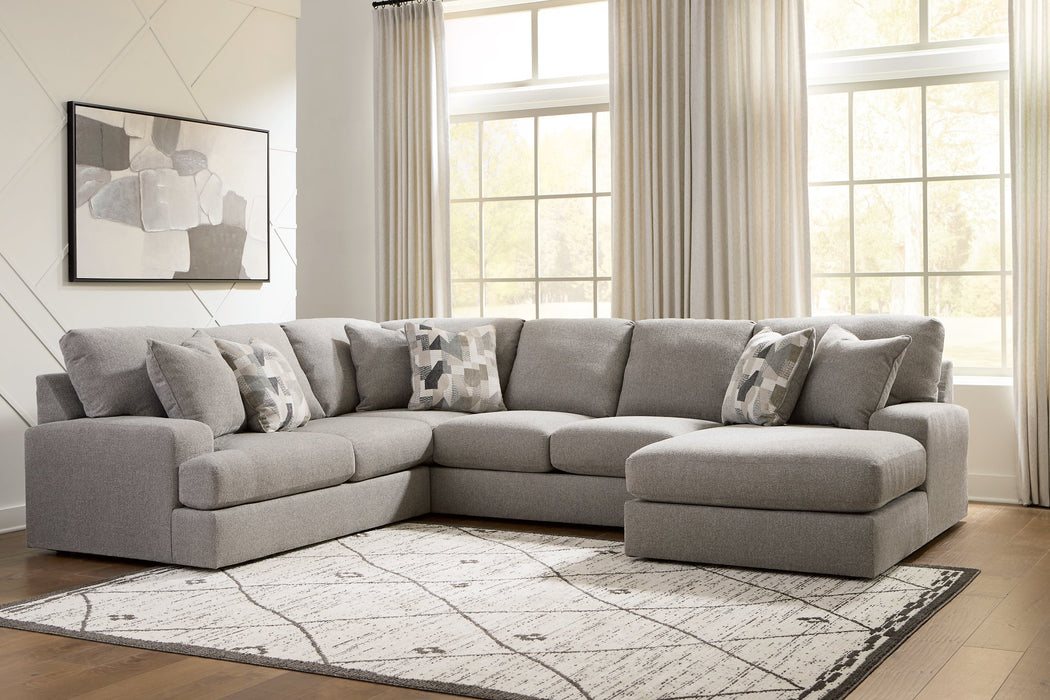 Lindon Sectional with Chaise - House Of Furniture/Allan's Gallery