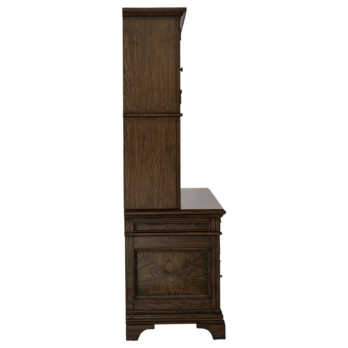 Hartshill Credenza Desk with Hutch