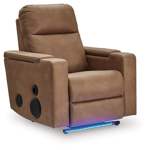 Lorrenton Power Glider Recliner with Audio System - House Of Furniture/Allan's Gallery