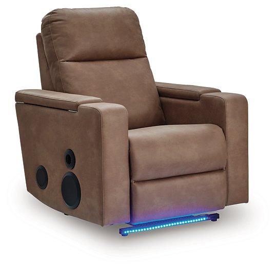Lorrenton Power Glider Recliner with Audio System - House Of Furniture/Allan's Gallery
