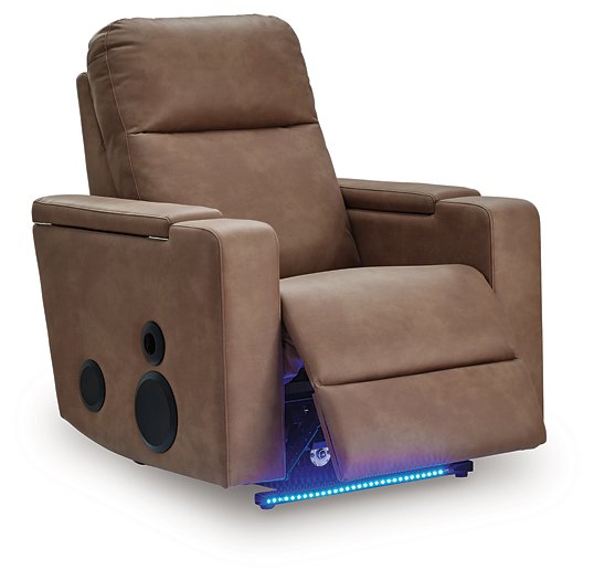 Lorrenton Power Glider Recliner with Audio System - House Of Furniture/Allan's Gallery
