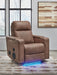 Lorrenton Power Glider Recliner with Audio System - House Of Furniture/Allan's Gallery