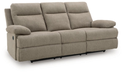 Side-Swipe Reclining Sofa with Drop Down Table - House Of Furniture/Allan's Gallery