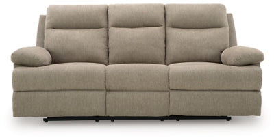 Side-Swipe Reclining Sofa with Drop Down Table - House Of Furniture/Allan's Gallery