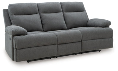Side-Swipe Reclining Sofa with Drop Down Table - House Of Furniture/Allan's Gallery