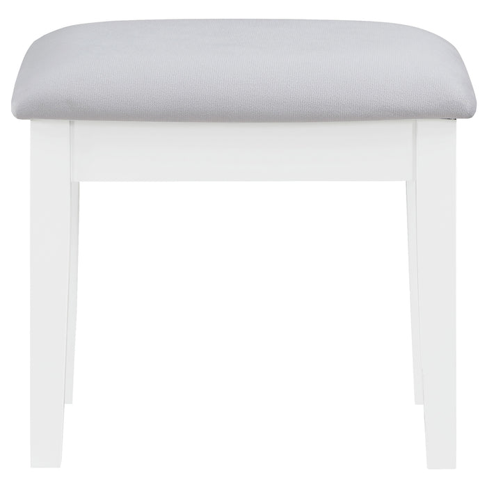 Regina Makeup Vanity Table with LED Mirror and Stool