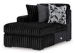 Midnight-Madness Sectional with Chaise - House Of Furniture/Allan's Gallery