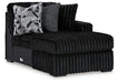 Midnight-Madness Sectional with Chaise - House Of Furniture/Allan's Gallery