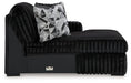 Midnight-Madness Sectional with Chaise - House Of Furniture/Allan's Gallery