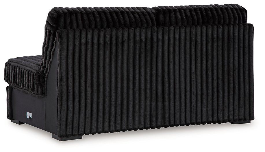 Midnight-Madness Sectional with Chaise - House Of Furniture/Allan's Gallery