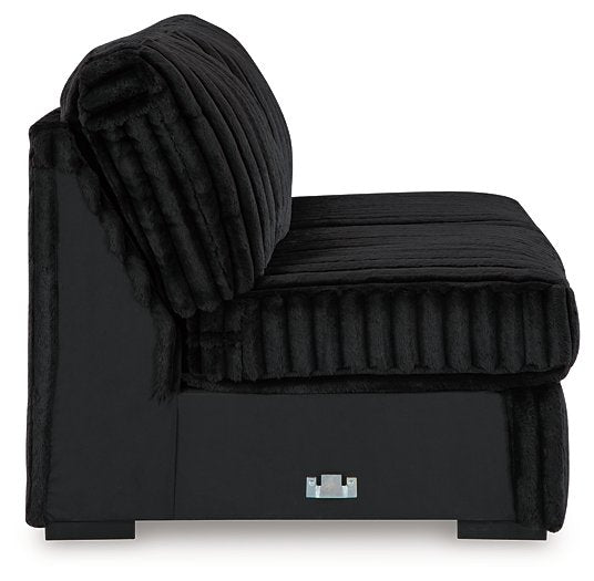 Midnight-Madness Sectional with Chaise - House Of Furniture/Allan's Gallery