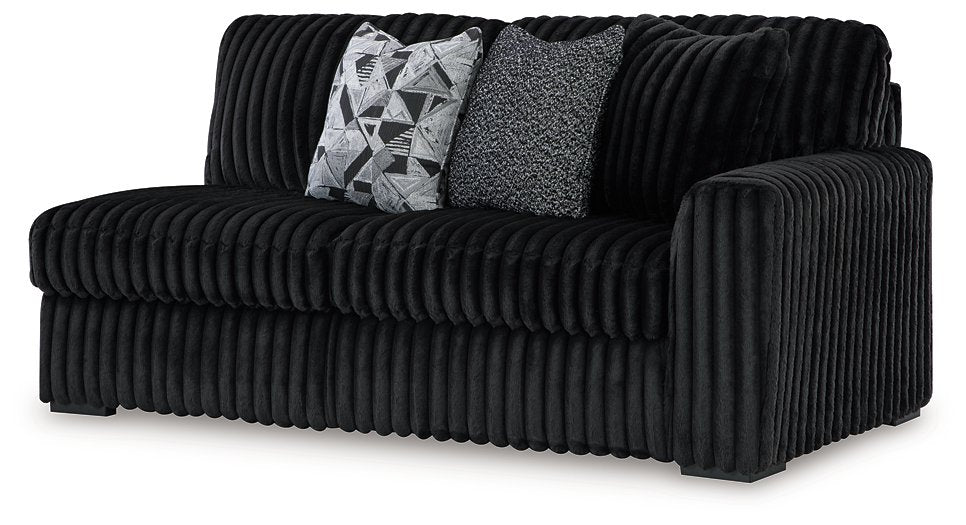 Midnight-Madness Sectional with Chaise - House Of Furniture/Allan's Gallery