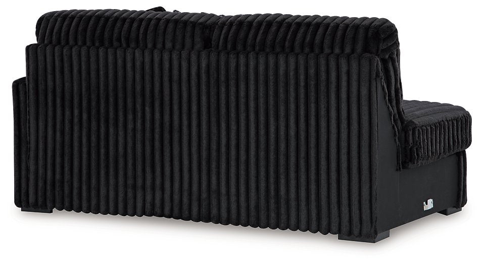 Midnight-Madness Sectional with Chaise - House Of Furniture/Allan's Gallery