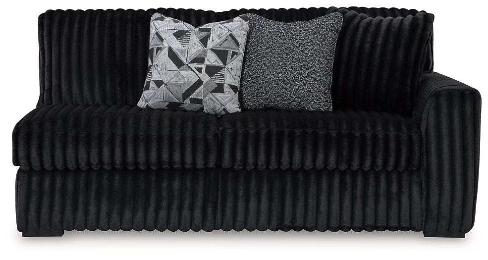 Midnight-Madness Sectional with Chaise - House Of Furniture/Allan's Gallery