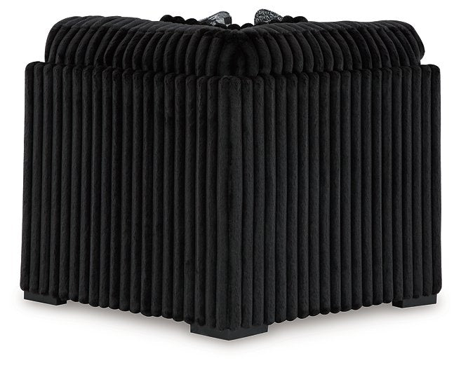 Midnight-Madness Sectional with Chaise - House Of Furniture/Allan's Gallery