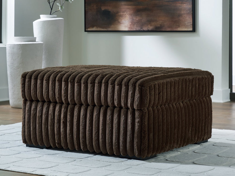 Midnight-Madness Oversized Accent Ottoman - House Of Furniture/Allan's Gallery
