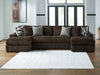Midnight-Madness Sectional with Chaise - House Of Furniture/Allan's Gallery