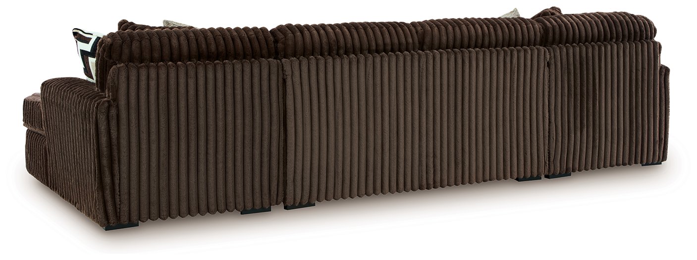 Midnight-Madness Sectional with Chaise - House Of Furniture/Allan's Gallery